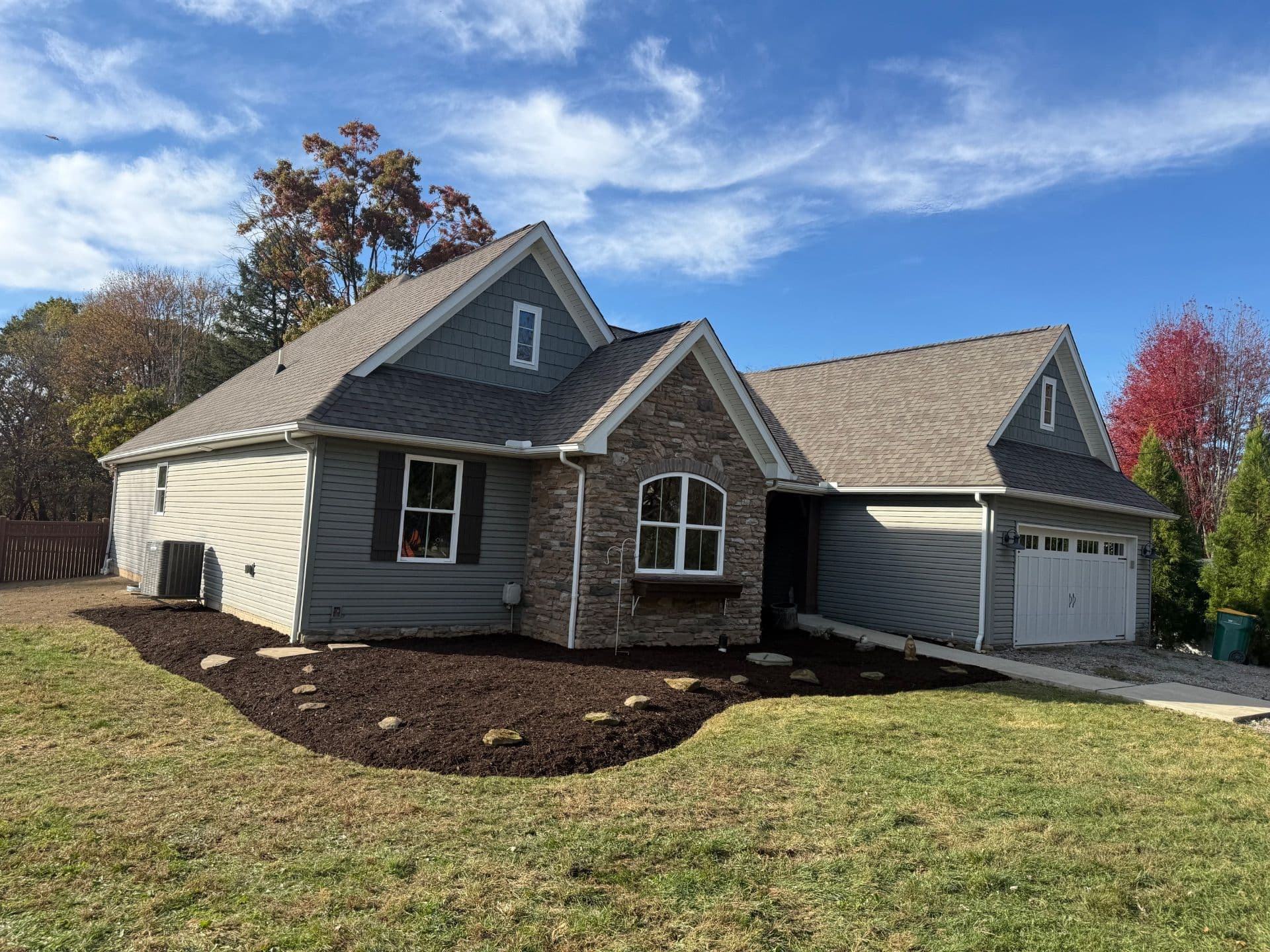 Project Stunning Yard Cleanup and Mulch Installation image