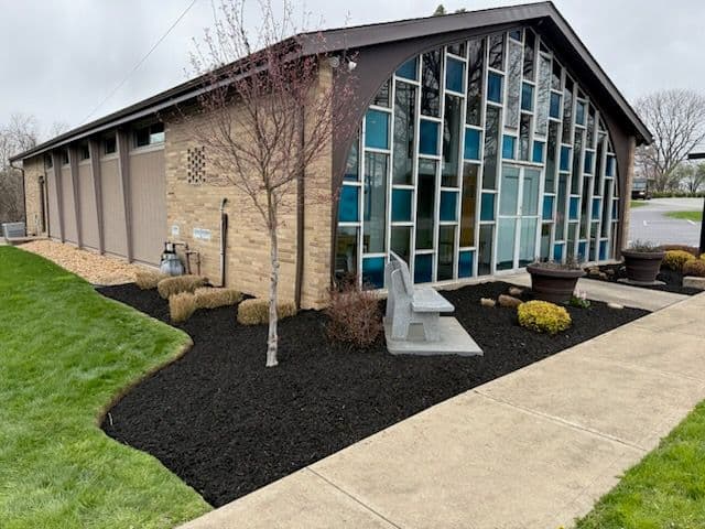 Modern Landscape Makeover at Local Chapel image
